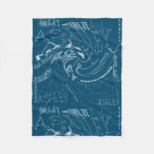 Transparentes Drehen wiederholt Ashley Wählen Sie Fleecedecke (Vorderseite)