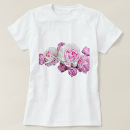Transparentes Entwurfs-mit Blument-Shirt T-Shirt