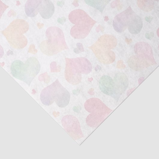 Transparentes farbiges Muster gemalt Seidenpapier (Detail)