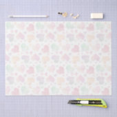 Transparentes farbiges Muster gemalt Seidenpapier (Handwerk)