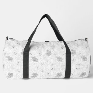 Transparentes Gitter-Overlay – Bearbeitbare PNG-Te Duffle Bag