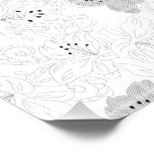 Transparentes Gitter-Overlay – Bearbeitbare PNG-Te Poster (Ecke)
