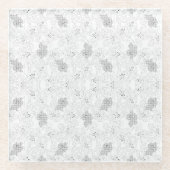 Transparentes Gitter-Overlay – Editierbare PNG-Tex Glasuntersetzer (Vorderseite)