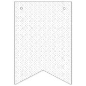 Transparentes Gitter-Textur-Overlay – editierbare Wimpelkette (Dritte Fahne)