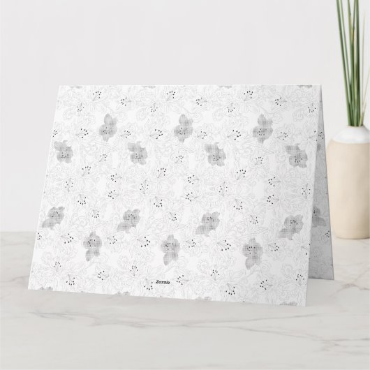 Transparentes Grid-Overlay - bearbeitbare PNG-Text Dankeskarte (Rückseite)