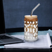 Transparentes Grid-Overlay - bearbeitbare PNG-Text Dosenglas