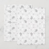 Transparentes Grid-Overlay - bearbeitbare PNG-Text Postkarte (Vorne/Hinten)