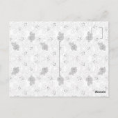 Transparentes Grid-Overlay - bearbeitbare PNG-Text Postkarte (Rückseite)