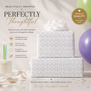 Transparentes Grid-Overlay Editable PNG Wrap Geschenkpapier