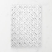 Transparentes Grid PNG | Texturüberlagerung bearbe Dreifach Gefaltete Einladung (Cover)