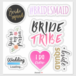 Transparentes Junggeselinnen-Abschied Aufkleber