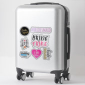 Transparentes Junggeselinnen-Abschied Aufkleber (Koffer)