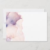 transparentes, modernes Foto Save the Date Einladung (Rückseite)