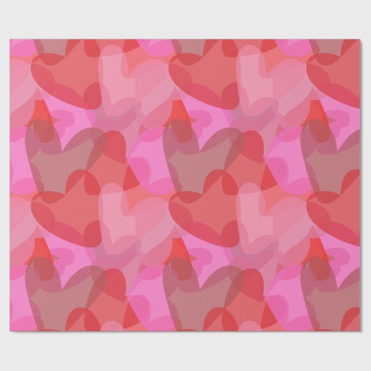 Transparentes Muster hören Geschenkpapier (Flach)