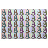 Transparentes Pop-Kunst-Mona Lisa Gewebe Stoff (Fat Quarter (45,7 x 55,9 cm))