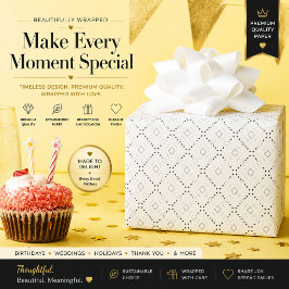 Transparentes Raster PNG | Bearbeitbare Textur-Ove Geschenkpapier