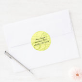 Transparentes Rose Rücksendeadresse Sticker Siegel (Umschlag)
