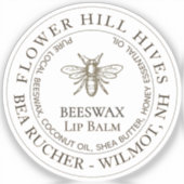 Transparentes wasserdichtes Lippenschutzschild 1,8 Aufkleber (Vorderseite)