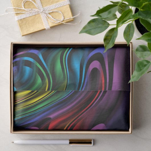 Transparenz in der Bewegung Seidenpapier (Geschenk)