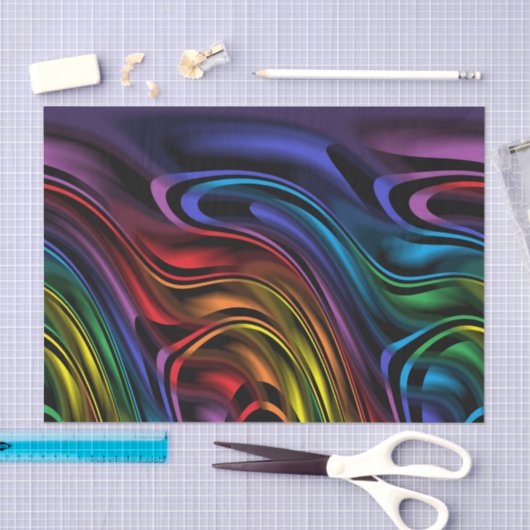 Transparenz in der Bewegung Seidenpapier (Handwerk)