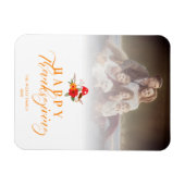 Transparenzfreudiges Thanksgiving-Foto Magnet (Horizontal)
