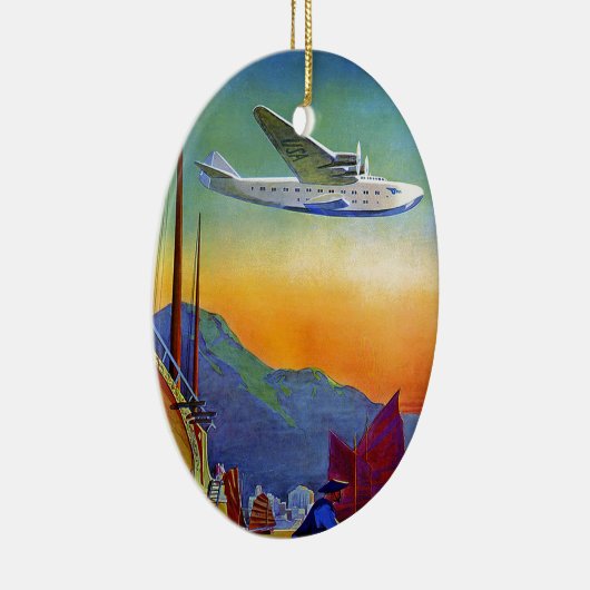 Transpazifische Keramik Keramikornament (Rechts)