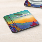 Transpazifischer Untersetzer für Reiseschalter (Linke Seite)