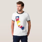 Transplant California State Colorado Flag T-Shirt (Vorne ganz)