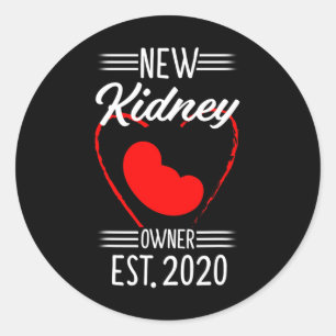 Transplantat Empfänger 2020 Organ Runder Aufkleber