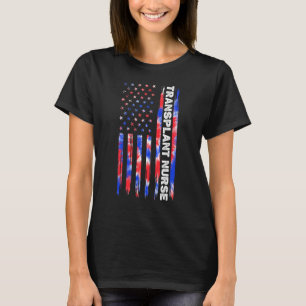 Transplantat Krankenpflege Gefärbte Krawatte Ameri T-Shirt