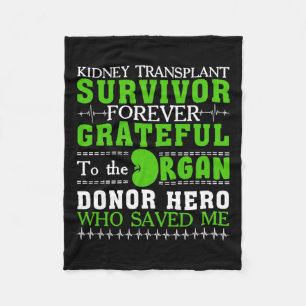 Transplantat Organ Niere Spender Empfänger 1 Fleecedecke