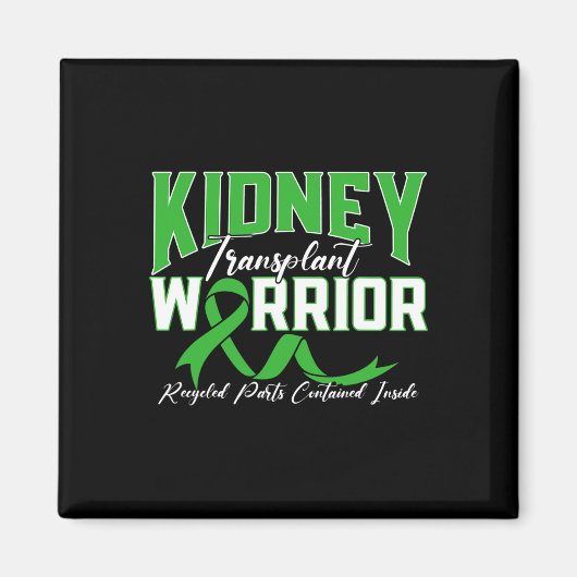 Transplantat Warrior Niereninsuffizienz Patient Magnet (Vorne)