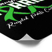 Transplantat Warrior Niereninsuffizienz Patient Poster (Ecke)