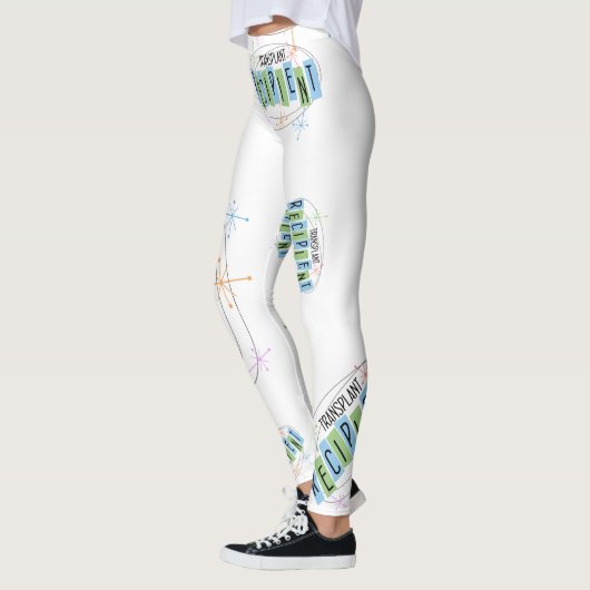 Transplantatempfänger Retro-Stil Leggings (Links)
