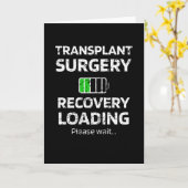 Transplantation Operation Erholung | Transplantatü Karte (Gelbe Blume)