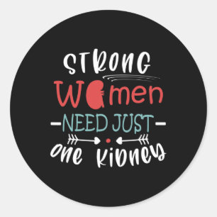 Transplantation Operation Nierenerkrankung Niere S Runder Aufkleber