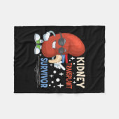 Transplantation Operation Nierenspender Nierenerkr Fleecedecke (Vorderseite (Horizontal))