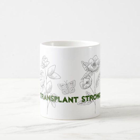 Transplantation starke Keramik Tasse (Mittel)