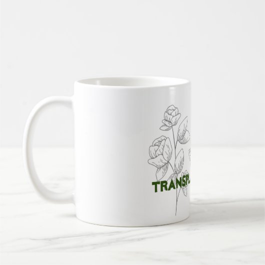 Transplantation starke Keramik Tasse (Links)