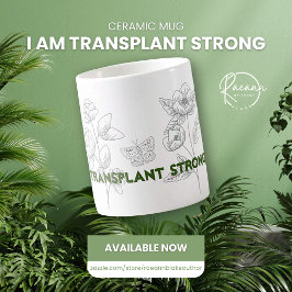 Transplantation starke Keramik Tasse