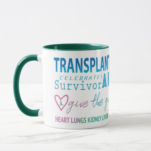 Transplantation Tasse der starken Organspende (Links)