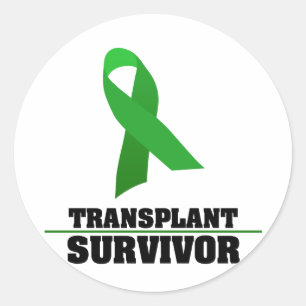 Transplantations-Überlebender Runder Aufkleber