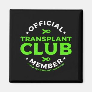 Transplantationsclub-Mitglied Lebertransplantation Magnet