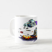 Transport 1982-92 morgens weißer Turbo GTA Kaffeetasse (Vorderseite Links)