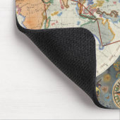 Transport Aeriens Internationaux Weltkarte Mousepad (Ecke)