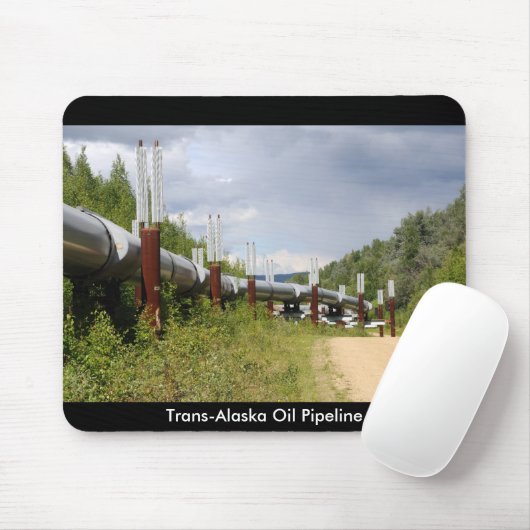 Transport-Alaska Ölpipeline Mousepad (Mit Mouse)