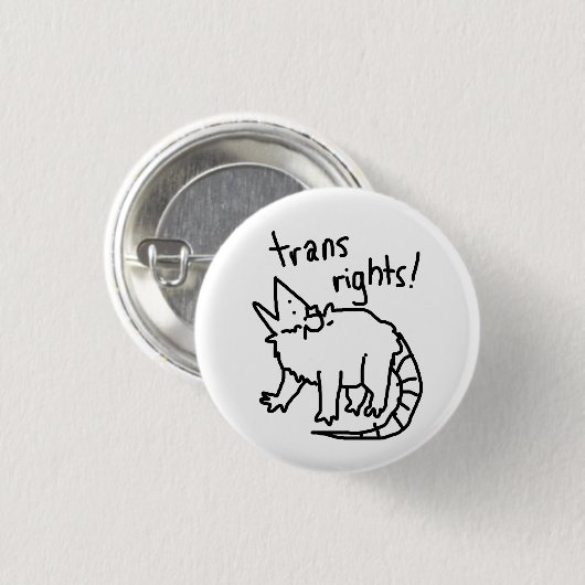 Transport berichtigt Opossum Button (Vorne & Hinten)