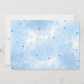 Transport Birthday Party Foto Einladung (Rückseite)