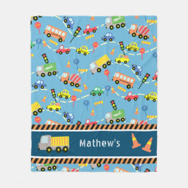 Transport Blue. Fleecedecke