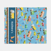 Transport Blue. Fleecedecke (Vorderseite (Horizontal))